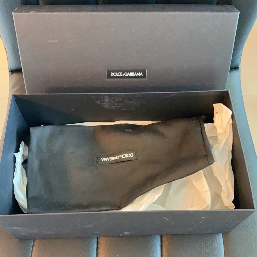 💢SOLD💢Dolce & Gabbana Embroidered Je T’aime Maman Pumps size 38.5 - Picture 9 of 11